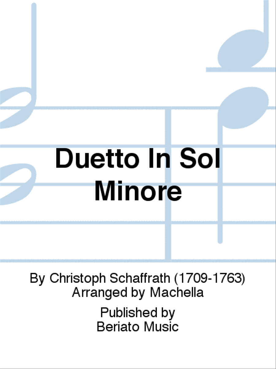 Duetto In Sol Minore Bassoon scores gallery preview page 1