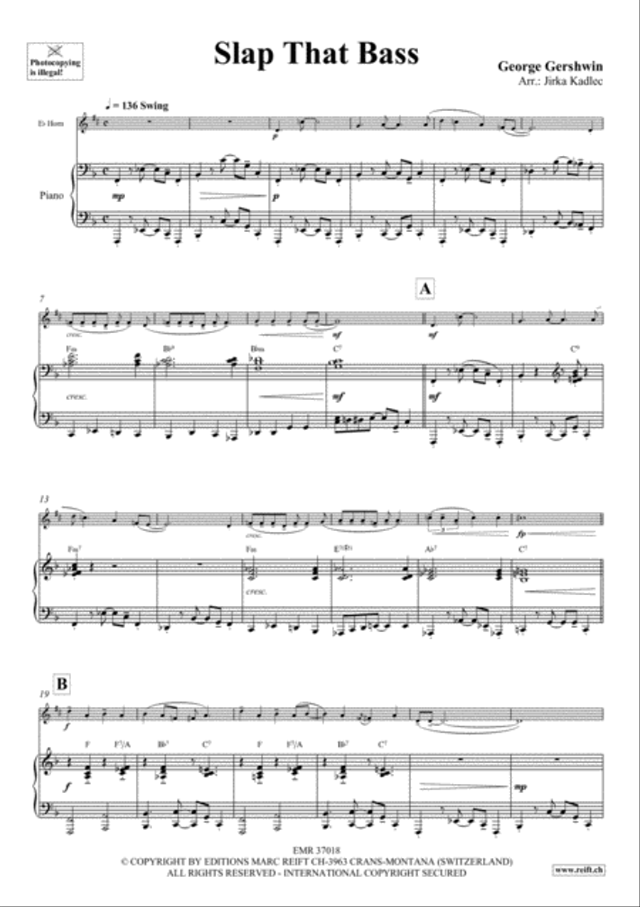 Slap That Bass Horn scores gallery preview page 4