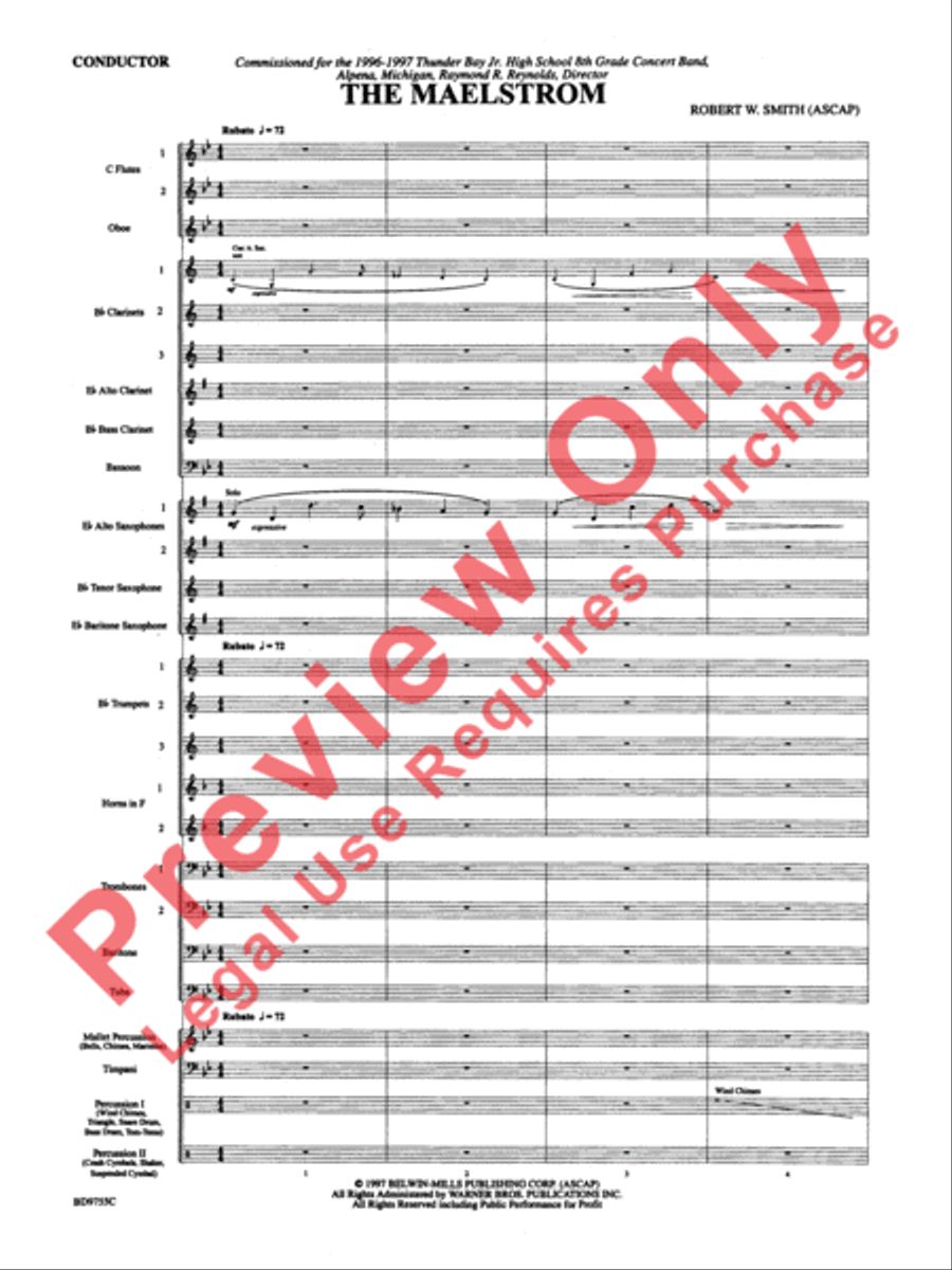 The Maelstrom The Maelstrom Concert Band scores gallery preview page 4