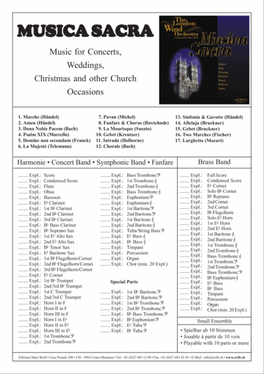 Musica Sacra Concert Band scores gallery preview page 2