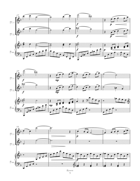 Reverie for Flute Duet and Piano image number null