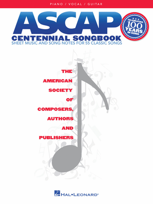Book cover for ASCAP Centennial Songbook