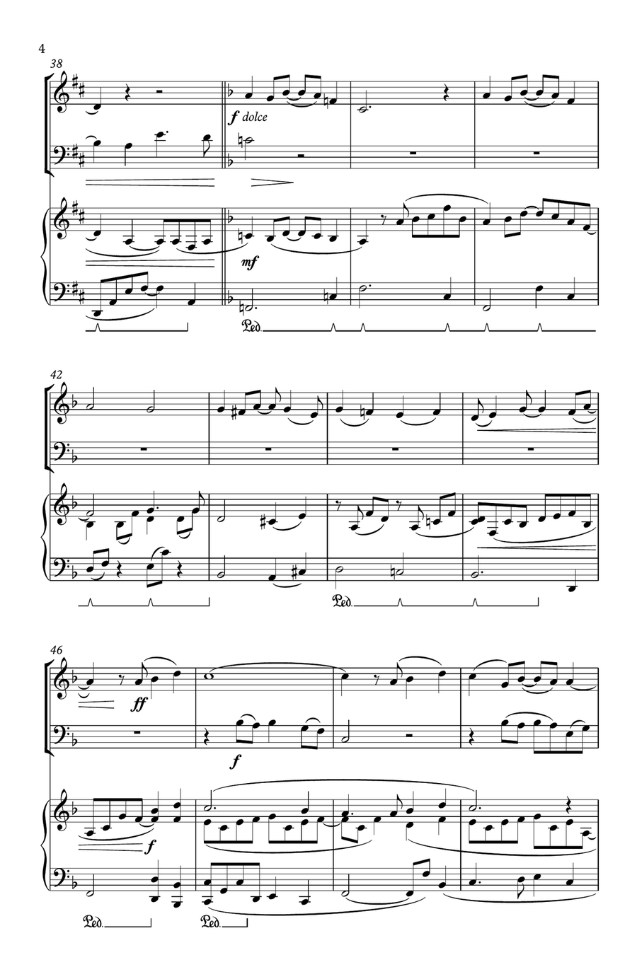 A Whole New World (from 'Aladdin') String Duet scores gallery preview page 4
