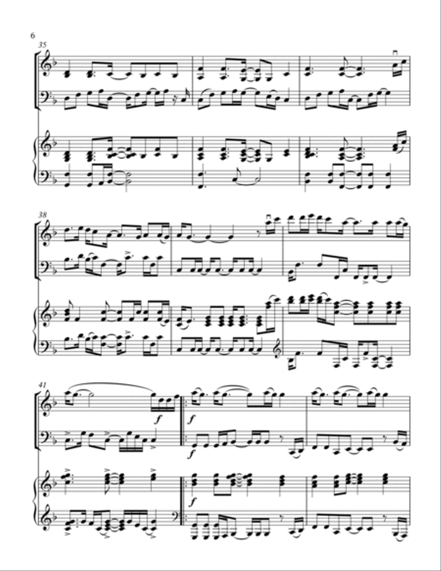 Paradise Paradise Piano Trio scores gallery preview page 6