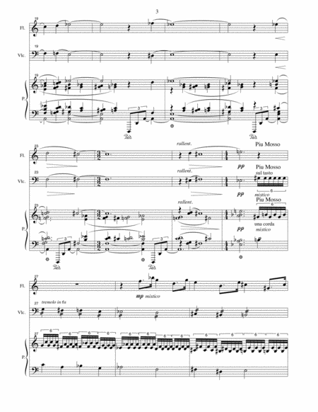Christmas Trio (1970) for Flute, Cello and Piano [Score and Parts] image number null