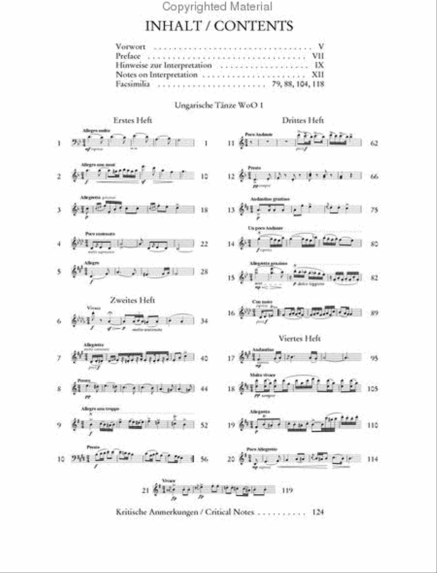Hungarian Dances for piano, 4-hands Chamber Music scores gallery preview page 2