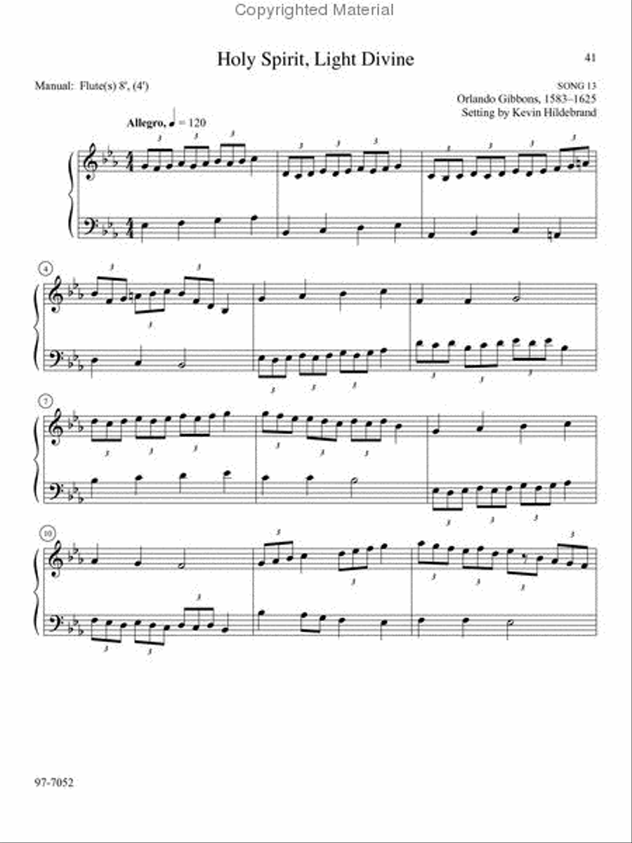 Musica Sacra: Easy Hymn Preludes for Organ, Vol. 3
