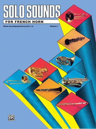 Book cover for Solo Sounds for French Horn, Volume 1