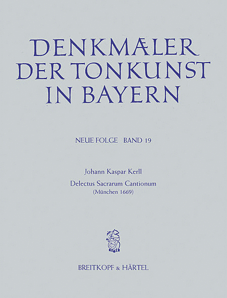 Denkmaeler der Tonkunst in Bayern (Neue Folge), Vol. 19
