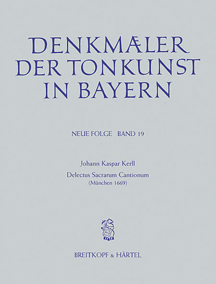 Denkmaeler der Tonkunst in Bayern (Neue Folge), Vol. 19