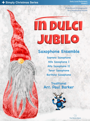 Book cover for In Dulci Jubilo (Saxophone Ensemble)