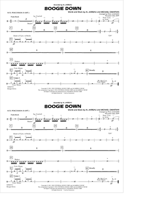 Boogie Down - Aux. Percussion 2