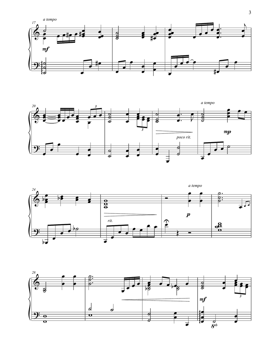 It Is Well with My Soul Piano Solo scores gallery preview page 3