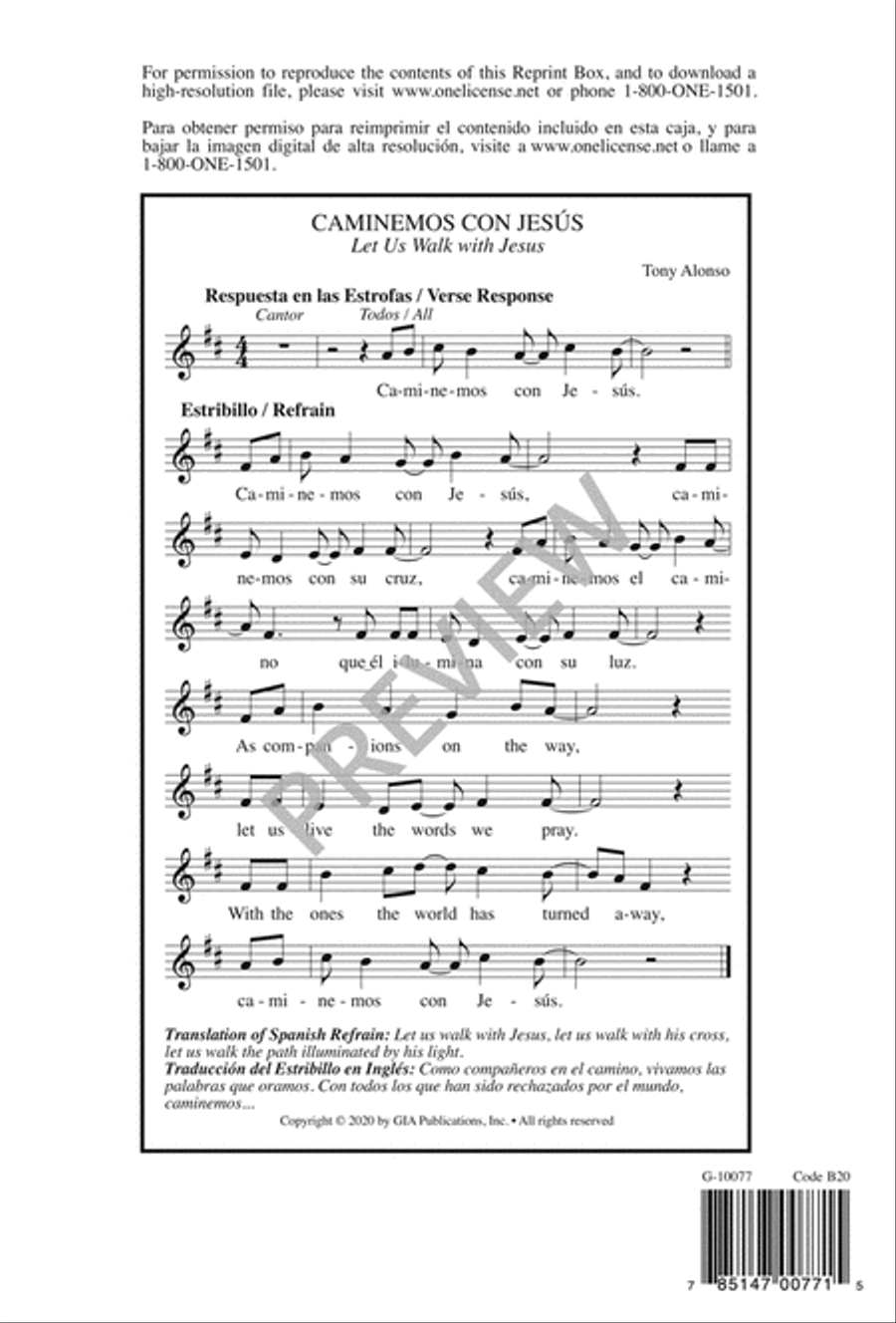 Caminemos con Jesús 3-Part scores gallery preview page 20