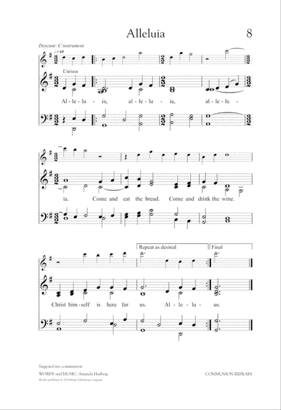 At Your Altars Choir scores gallery preview page 17