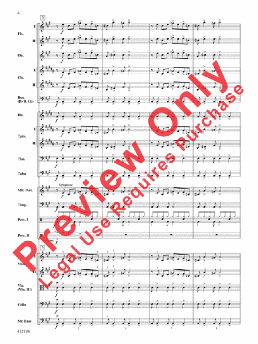 Led Zeppelin Reunion Full Orchestra scores gallery preview page 5