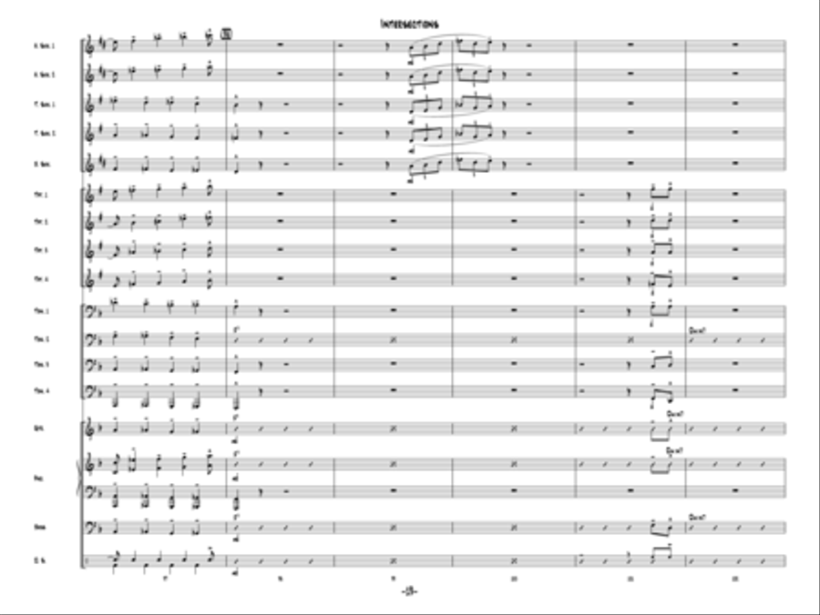 Intersections Jazz Ensemble scores gallery preview page 18