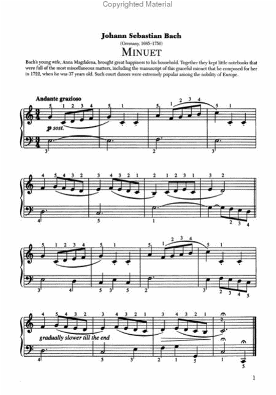 Big Book of Beginner's Piano Classics -- 83 Favorite Pieces in Easy Piano Arrangements with Downloadable MP3s Easy Piano scores gallery preview page 2