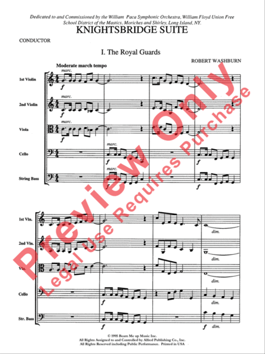 Knightsbridge Suite String Orchestra scores gallery preview page 3