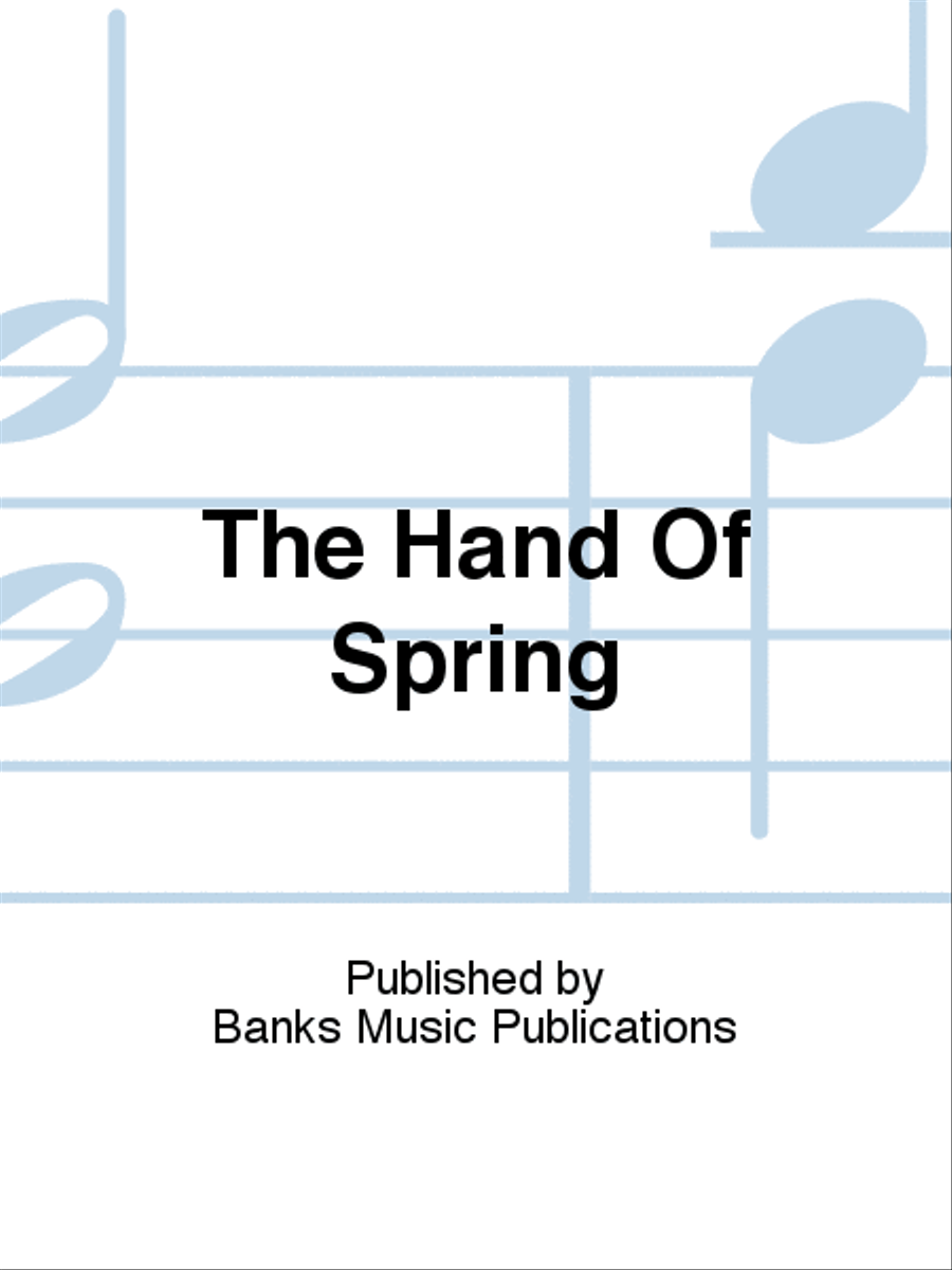 The Hand Of Spring Unison Choir scores gallery preview page 1