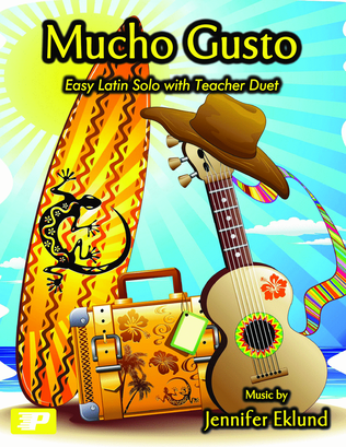 Book cover for Mucho Gusto (Easy Latin Solo with Teacher Duet)