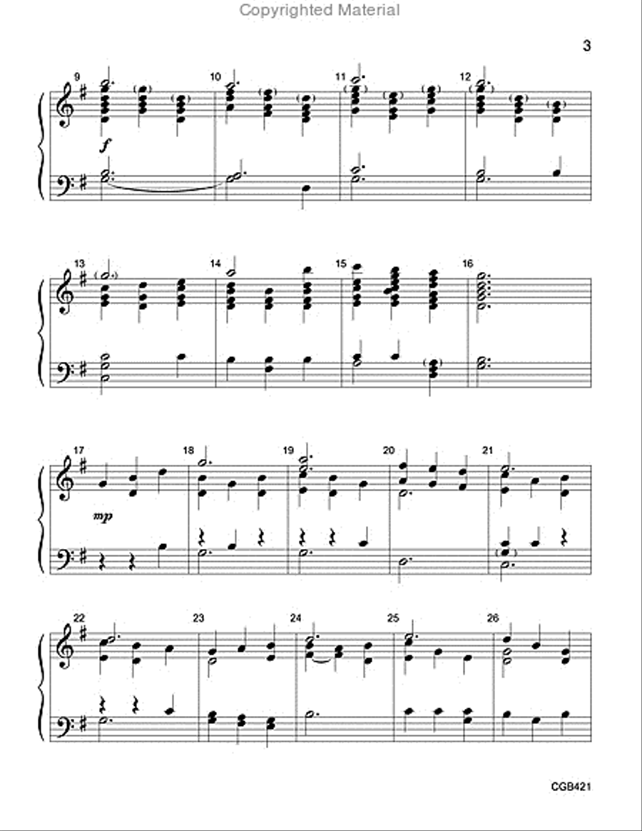 Morning Has Broken (2-3 octaves) 3-Octaves scores gallery preview page 3