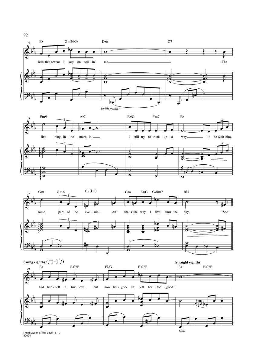I Had Myself A True Love (from St. Louis Woman) Voice scores gallery preview page 2