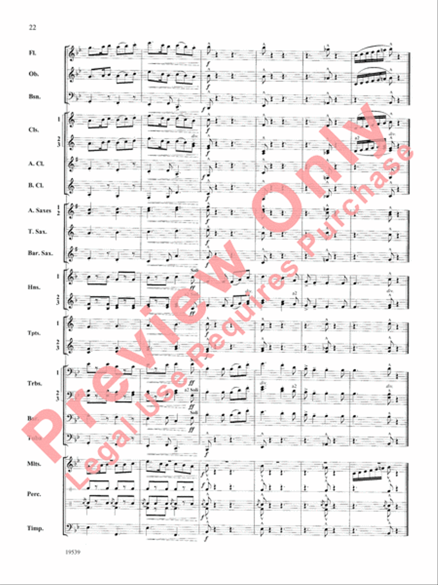 Two Irish Sketches Two Irish Sketches Concert Band scores gallery preview page 23