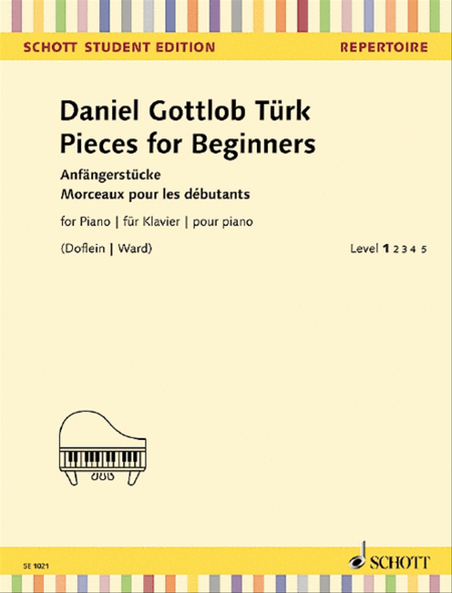 Pieces for Beginners Piano Solo scores gallery preview page 1