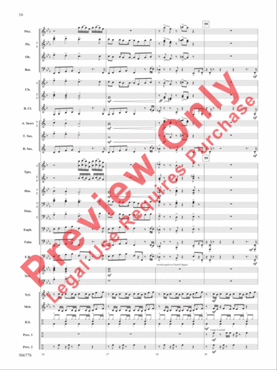 Thriller Thriller Concert Band scores gallery preview page 17