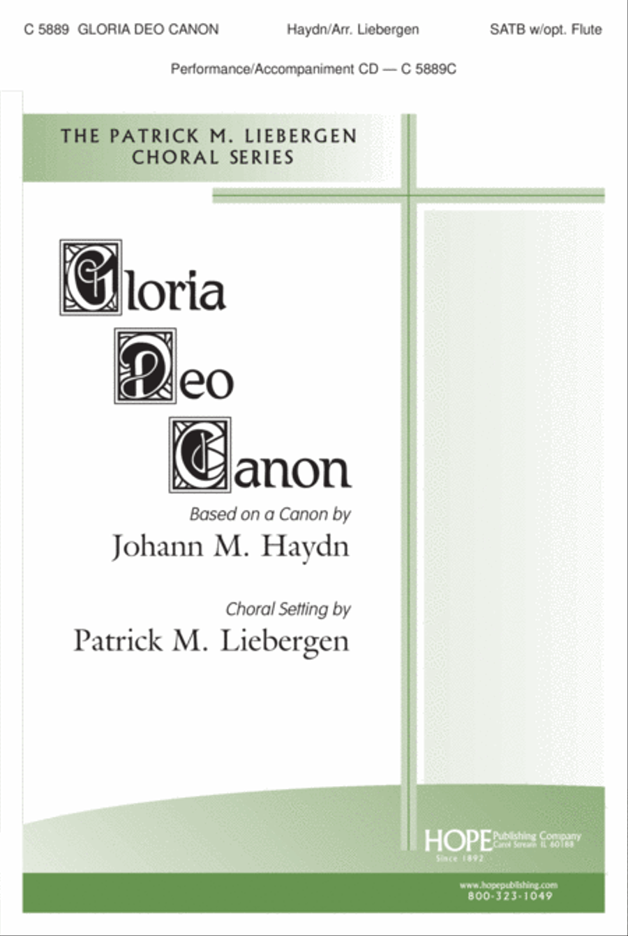 Gloria Deo Canon 4-Part scores gallery preview page 2