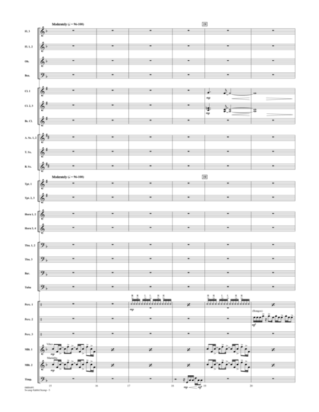 Swamp Rabbit Stomp - Conductor Score (Full Score)