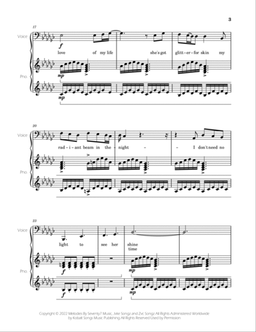 Golden Hour Voice scores gallery preview page 3