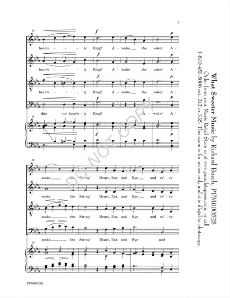 What Sweeter Music 4-Part scores gallery preview page 4