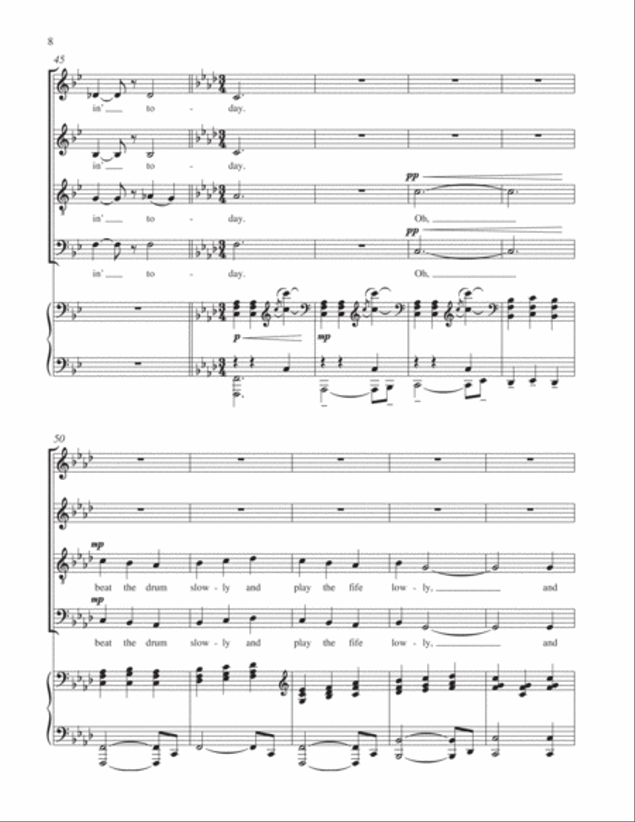 Streets of Laredo 4-Part scores gallery preview page 20