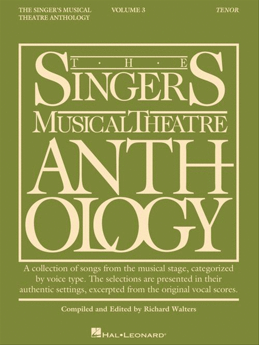 The Singer's Musical Theatre Anthology – Volume 3