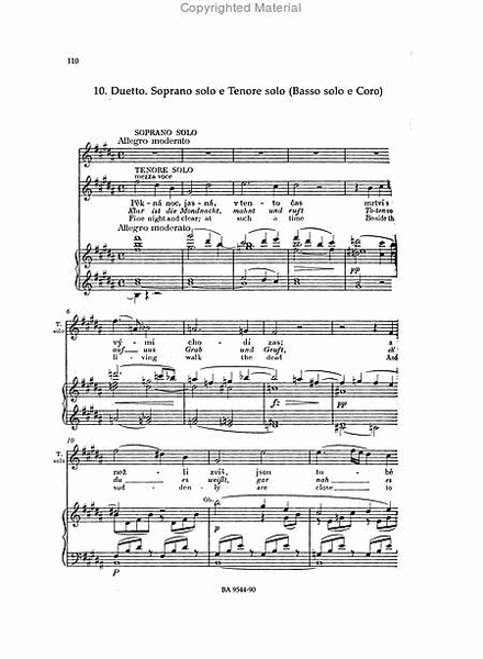 Svatebni kosile, Op. 69