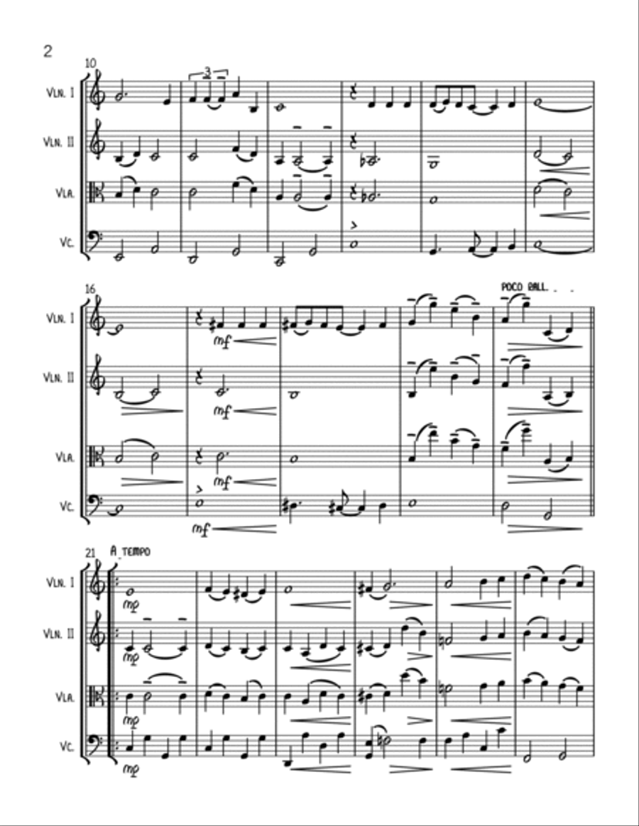 White Christmas String Trio scores gallery preview page 2