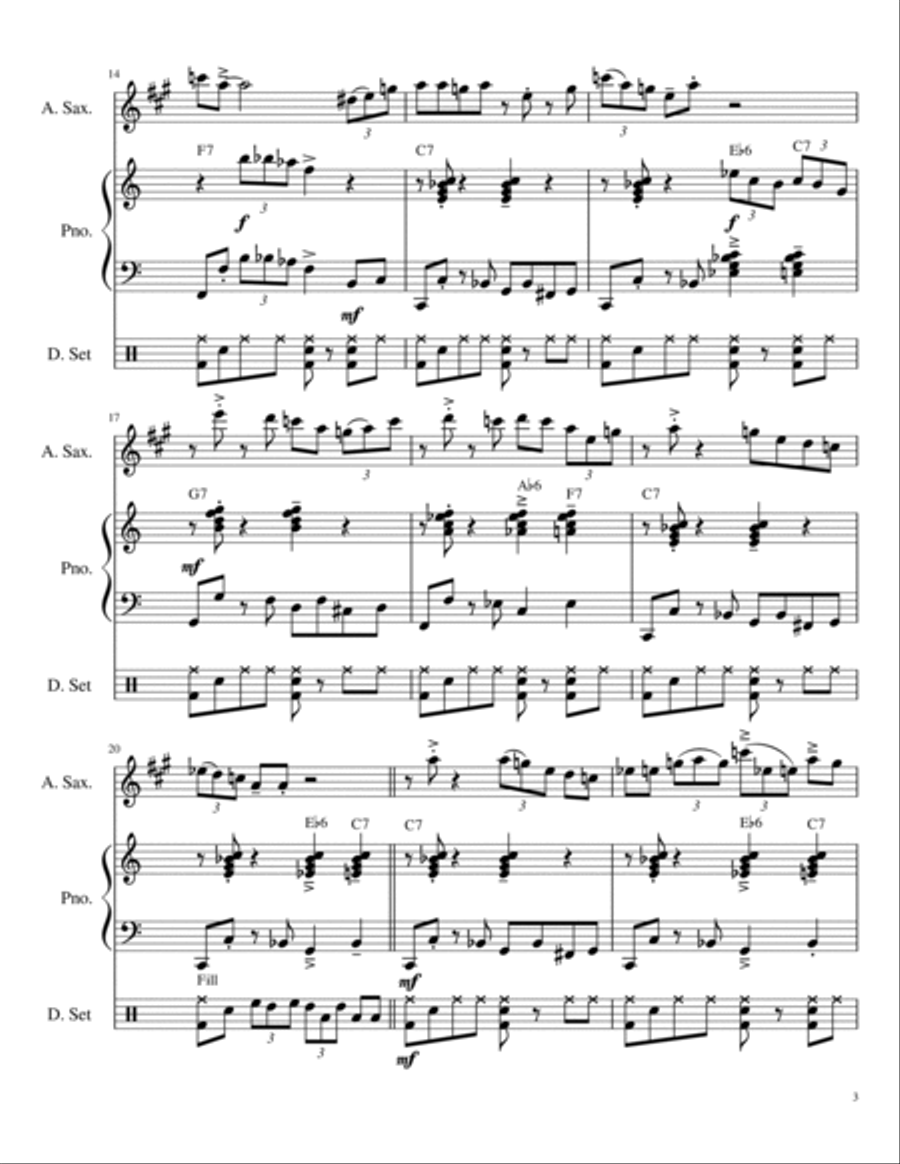 Moving On Moving On Jazz Ensemble scores gallery preview page 3