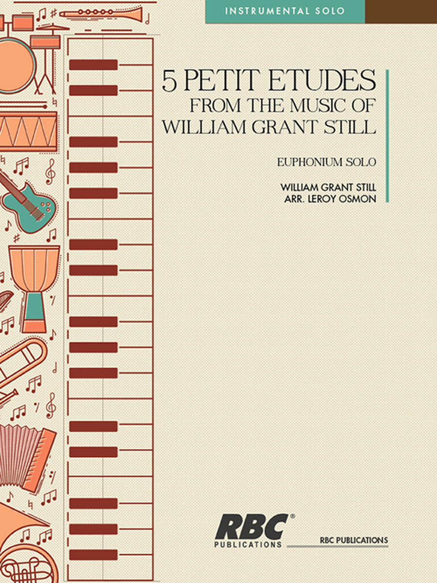 Five Petit Etudes Euphonium Or Baritone B.C. Five Petit Etudes Euphonium Or Baritone B.C. Baritone Horn BC scores gallery preview page 1