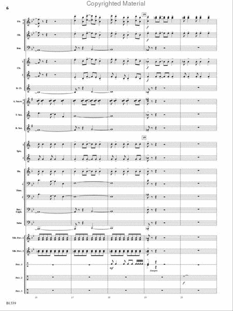 The Impossible Machine Concert Band scores gallery preview page 5