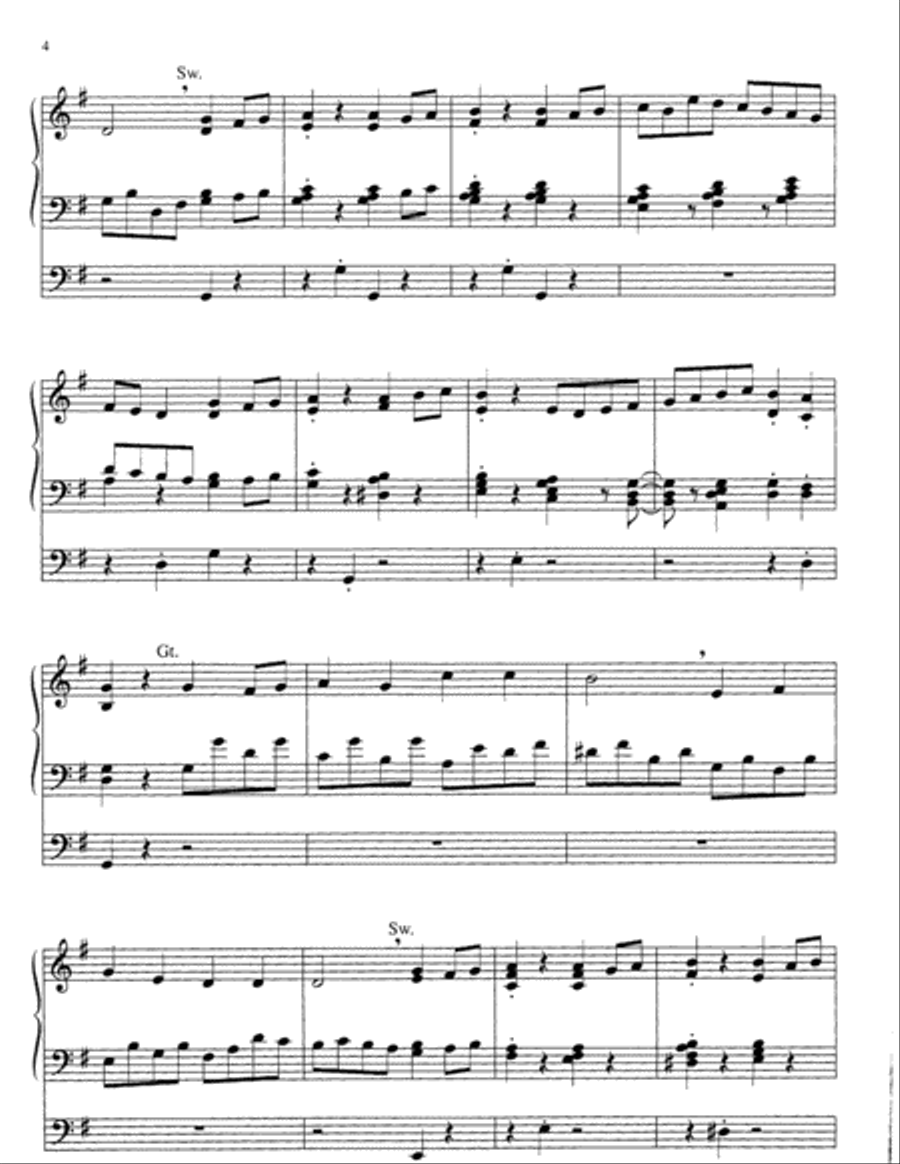 Three Epiphany Preludes, Set 1 Organ scores gallery preview page 3