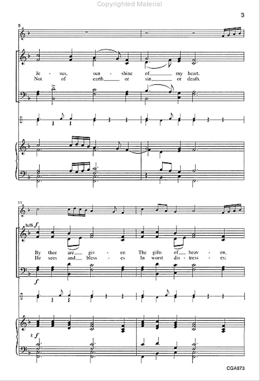 In Thee Is Gladness 4-Part scores gallery preview page 3