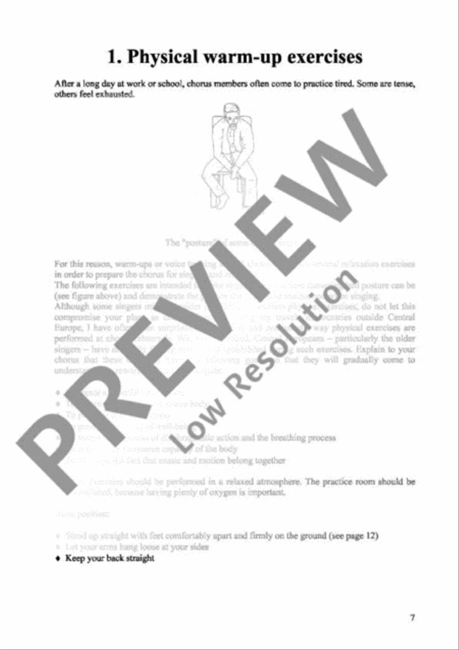 Vocal Warm-ups Choir scores gallery preview page 8