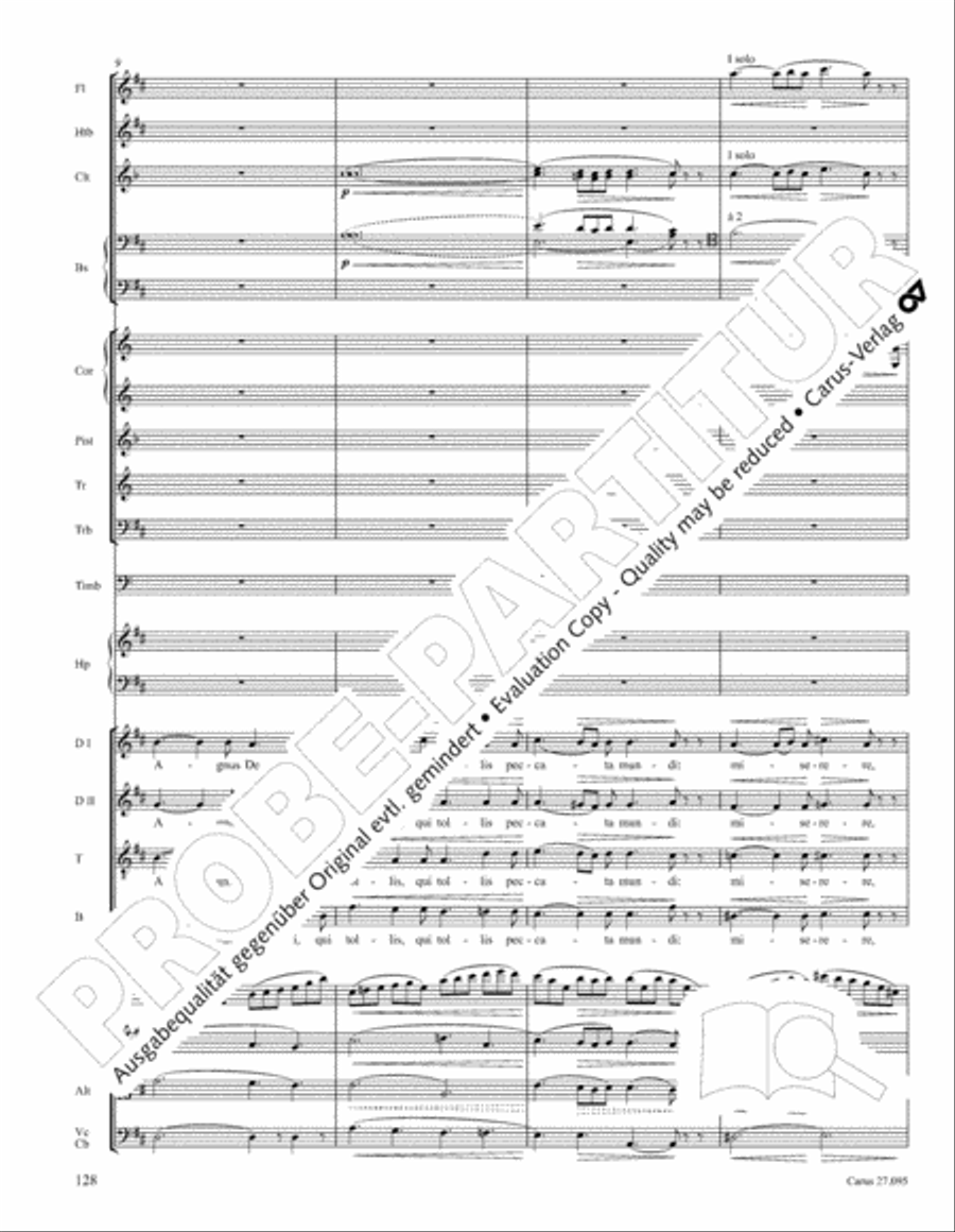 Messe solennelle de sainte Cecile Messe solennelle de sainte Cecile STB scores gallery preview page 141