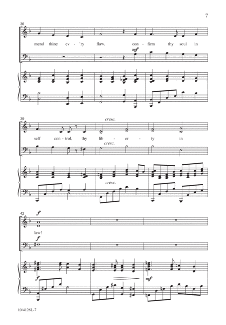 America 3-Part scores gallery preview page 7