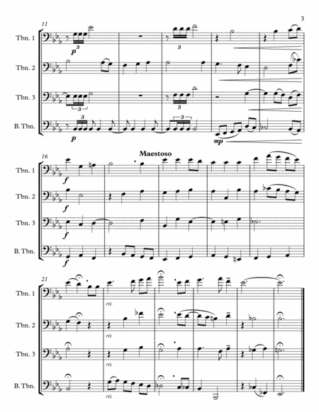 The Star-Spangled Banner for Trombone Quartet image number null