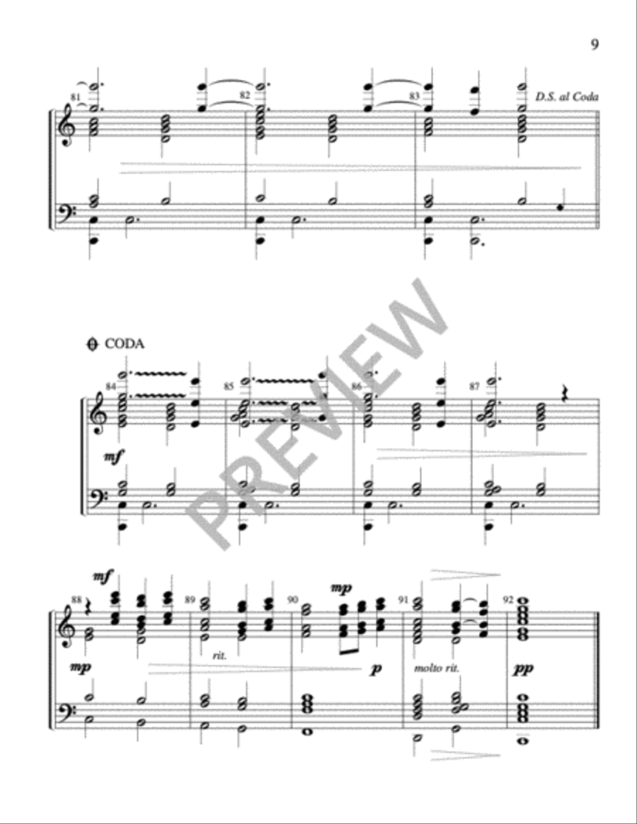 On That Holy Mountain Handbell Parts Choir scores gallery preview page 3
