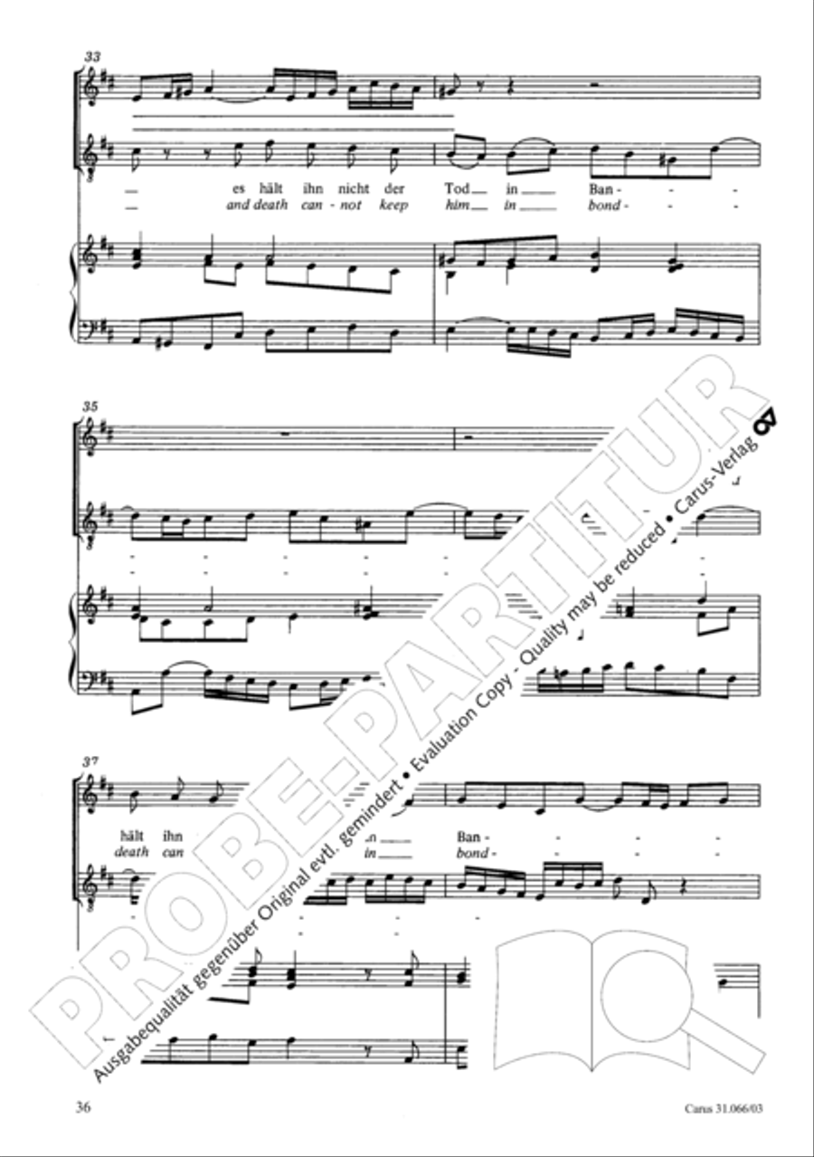 Be joyful, you Christians (Erfreut euch, ihr Herzen) ATB scores gallery preview page 37