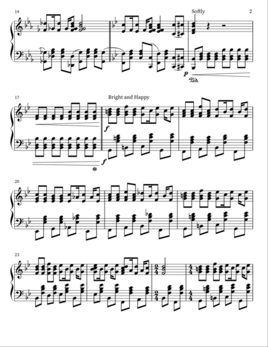 Piano Rag Piano scores gallery preview page 2
